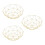 3X Metal Wire Fruit Basket Fruit Bowl, Large Round Bread Storage Bowl Stand 1