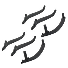 Cubierta Interior de la Manija para Tirar de la Puerta 51417292243 51417292244 para - X5 X6 F15 F16 RHD 2014-2018 6PCS (Negro)