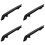 4Pcs Black Iron Chain Guard for Pit Bike Durable Motorcycle Protector 7