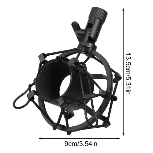 1Pack Ronde Basis Microfoonstatief Voor Zingen En Gamen 5,3X3,5In 1