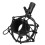 1Pack Ronde Basis Microfoonstatief Voor Zingen En Gamen 5,3X3,5In 5