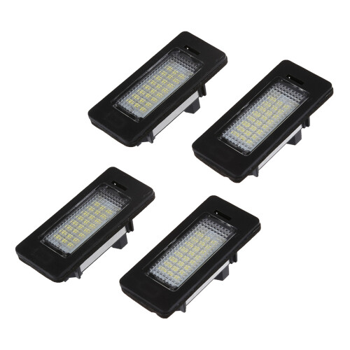 2X Pair Error Free 24 3528 LED License Plate Light Lamp for  E39 E60 E61 E90 5 Series