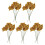 35Pcs Foam Glitter Artificial Rose Decor, Gold 1