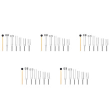 30 Stücke 128 Hz 256 Hz 512 Hz 1024 Hz 2048 Hz 4096 Hz Stimmgabel mit Hammer für Stimmgabel Satz Heilgeräusch Vibrationswerkzeug