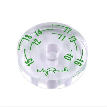 Varm och Ekonomisk 45 RPM Overreach-Skivspelareadapter Transparent Vinylcenteradapter 7-Tums EP-Skivspelare Fonograf