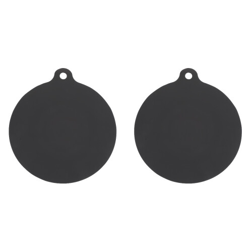 2Pcs Black Silicone Heat Resistant Mat Induction Cooker Protective Pad 1
