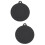 2Pcs Black Silicone Heat Resistant Mat Induction Cooker Protective Pad 7