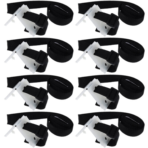 1Set Black Solar Blanket Strap Kit for Pool Cover Protective Fixing