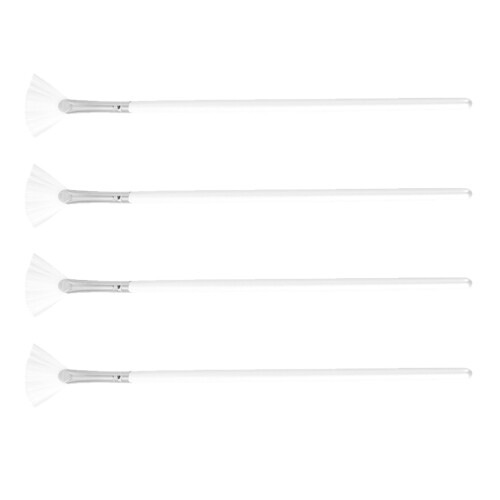 12 Pcs Fan Brushes For Facial Mud Cream Application