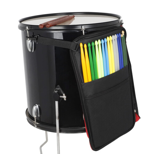 Drumstick Bag Backpack, Large Capacity Stick Bag, WaterResistant, Holds 16 Drumsticks 1