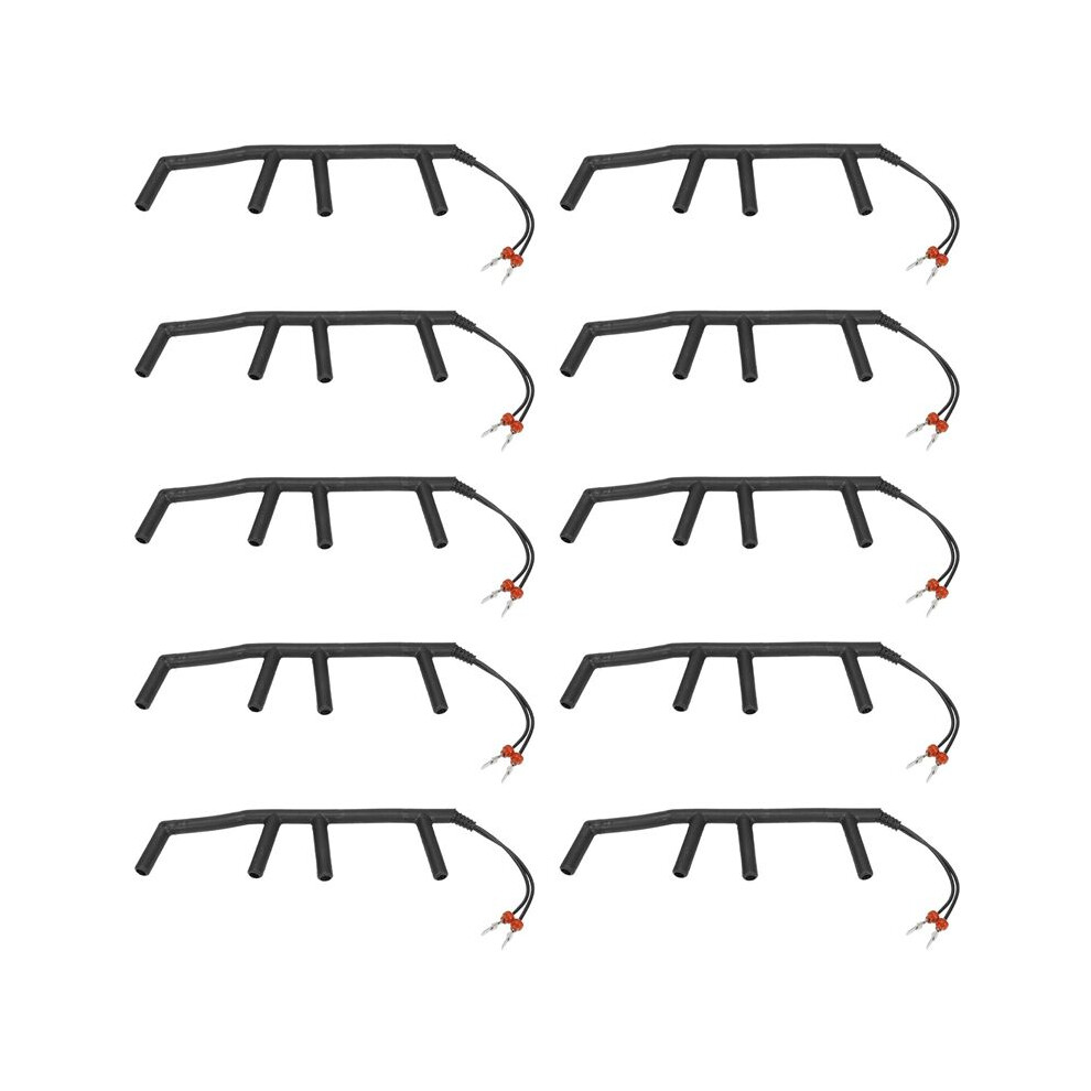 10X Car Glow Plug Wiring Harness For Mk4 Mk3 B4 Beetle 1997-2003 1.9 Tdi L4 Alh 028971766 Black 4711235128044