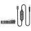 USB C Power Cord 100W Highest Efficiency Variable Power Supply Type C and DC5.5 Direct Cable 120cm Charging Cable 2