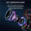Wireless  Speaker with Shocking Sound Quality Dazzling Light Effect Multiple Playback Modes  TWS Soundbox 5