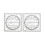 2X Multifunctional Circle Drawing Template, Geometric Drawing Tool, Measuring Ruler, Rotatable Angle 1