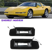1 Para Osłon Przeciwsłonecznych do Samochodu Odcienie Ze Światłem LED 12459827 14081826 dla Corvette C4 1984-1996 Osłony Przeciwsłoneczne