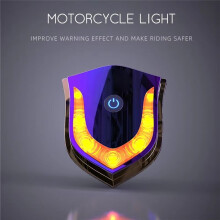 USB Motorhelm LED-Lamp Draadloze Slimme Rijwaarschuwing Veiligheidslamp Verlichting voor Motorhelm Accessoires