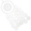 3Pcs Compact White Dream Catcher Kit for Home Wall and Balcony Decor 3