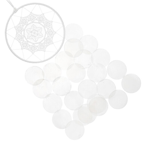 3Pcs Compact White Dream Catcher Kit for Home Wall and Balcony Decor 2
