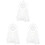 3Pcs Compact White Dream Catcher Kit for Home Wall and Balcony Decor 4