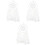3Pcs Compact White Dream Catcher Kit for Home Wall and Balcony Decor 5