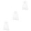 3Pcs Compact White Dream Catcher Kit for Home Wall and Balcony Decor 7