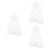 3Pcs Compact White Dream Catcher Kit for Home Wall and Balcony Decor 8