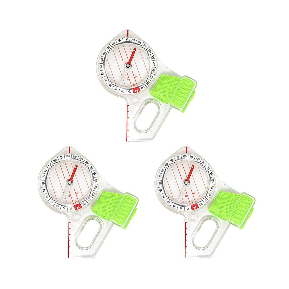 3X Professional Outdoor Thumb Compass Competition Elite Direction Compass Portable Compass Map Scale 6033075611172