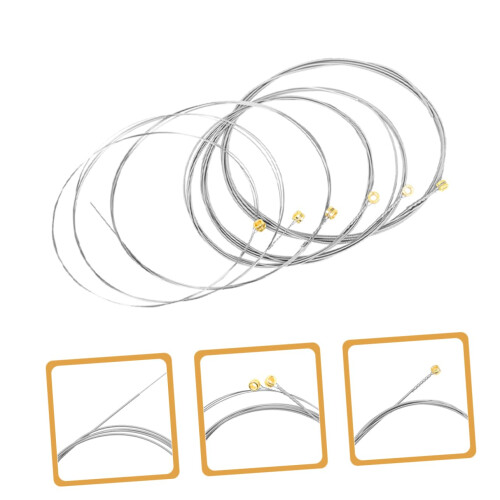 VICASKY Electric Guitar Strings Set 6pcs, Comfortable Playability, Durable Replacement Strings 1