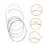 VICASKY Electric Guitar Strings Set 6pcs, Comfortable Playability, Durable Replacement Strings 3