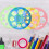 Protractor Light Blue 10pcs 4.5x4.5in 6