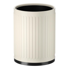 10L Small Metal Trash Can with Open , Durable Waste Basket for Bathroom, Office, Bedroom