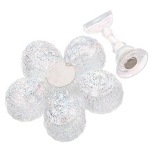 White Magnetic Acrylic Nail Tips Holder Adjustable Nail Art Stand