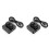 2X Custom  Keyboard 2 Key RGB Macro OSU Keypad Programmable Mechanical Keyboard for Gaming Working, Black Type A 1