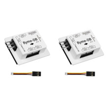 2X voor Radiolink Byme-DB Flight Controller Ingebouwde Gyroscoop voor Delta Wing Fixed Wing Paper Plane J10 SU27 F22