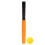 1Set Interactive Foam Baseball Toy Set Orange Backyard Play for Teens 7