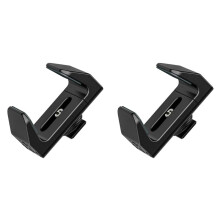 2X Universal Power Bank Mount Holder Cold Shoe Mount for 53mm to 72mm Power Supply for DSLR Camera Cage Battery Clamp