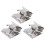 1Set Electroplated Iron Price Tag Clamp Label Holder for Retail Use 8
