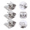 1Set Electroplated Iron Price Tag Clamp Label Holder for Retail Use 9