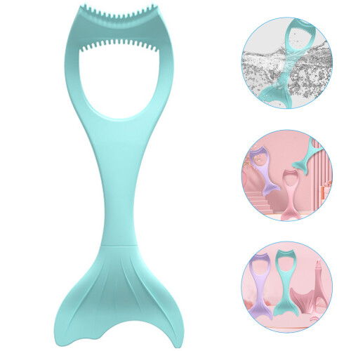 Durable Blue Silicone Eyeliner Aid Eye Makeup Tool for Daily Use 2