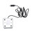 USB Foot  Keyboard Pedal for HID PC Computer USB Action  Control Key Functions Mouse PC Game 2