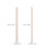 tiges bois 4 pouces 3/5 mm cylindriques pour diy et support gâteau 2