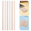 tiges bois 4 pouces 3/5 mm cylindriques pour diy et support gâteau 9