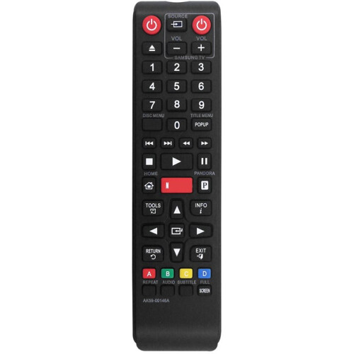 Replace AK59-00146A Remote for  Blu-Ray Player BD-E5300ZA BD-EM59CZA BD-E5300 BD-E5400 BD-EM53 BD-EM53C BD-EM57C