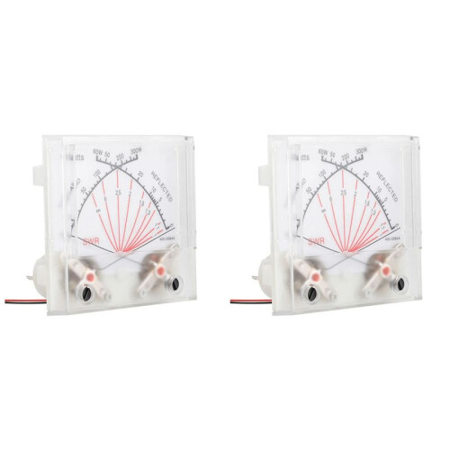 2X Standing Wave Ratio SWR Watt Meter Radio Power Meter Transmitter with Backlight