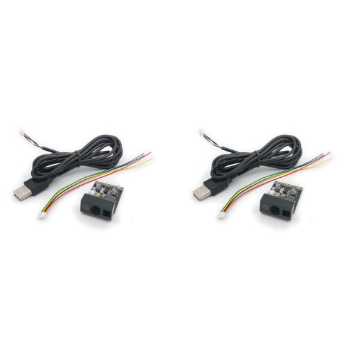 2X GM865 1D 2D Barcode Scanner USB TTL Bar Code Reader QR Code Module CMOS with Cable for Bus Supermarket ,Distant Lens