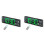 2pcs 13Inch Large Display LED Digital Wall Clock Remote Control Table Alarm Clock Date Week Timer A 1