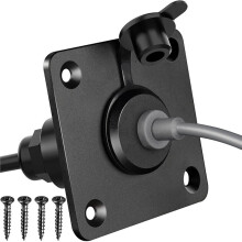 Waterproof Wall Socket Straight-Through for Starlink , 5.5 X 2.1 Female Power Connector Socket/Port for RVs