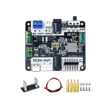 For Raspberry Pi 5 Power Supply Expansion Board Support 6-24V Input and 5V/5A Output for Robot Car Kit for RPi 5