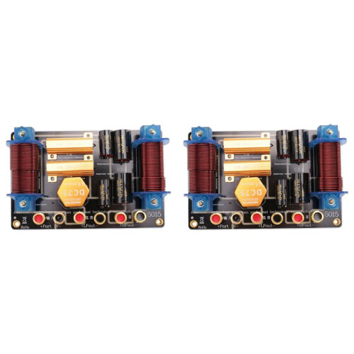 2X 1100W Audio Frequency Divider Two Way Speaker Crossover 12 15 Pouces Stage Performance High Power Frequency Divider