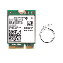 Wi-Fi 6 AX201NGW WiFi Card with Built-in Antenna 2974Mbps 2.4Ghz/5Ghz BT5.2 Wireless Network Card Adapter